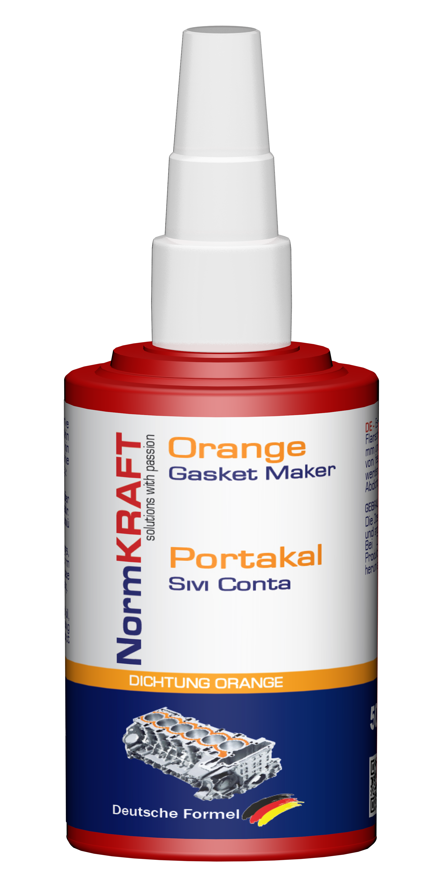 Turuncu-Portakal Sıvı Conta 50 ml (Pk.6)