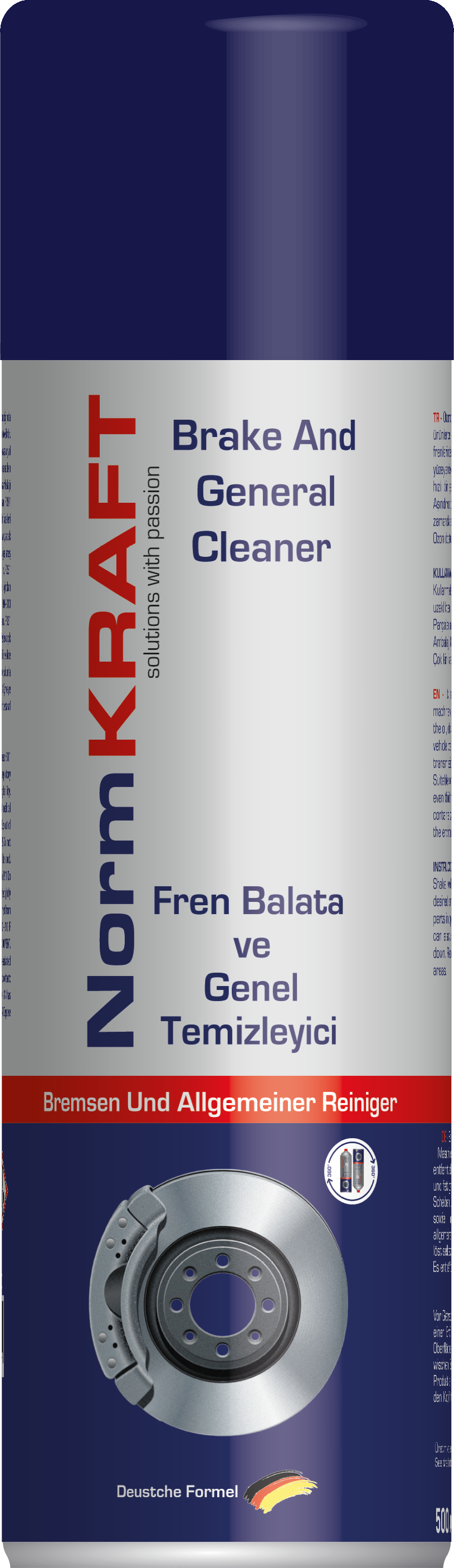 Fren Balata ve Genel Temizleme Spreyi 500 ml